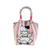 Bolso Premium, Bolso Tote Portátil para el Trabajo y Salidas, Bolso Tejido de Gran Capacidad, Bolso Cuadrado Pequeño para Viajes Diarios, Bolsa de Almacenamiento