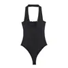 Moda femenina transfronteriza de Amazon, body sexy y elegante de cuello halter, estilo europeo y americano, tendencia 5039819
