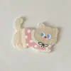 Accesorios Lindo Dibujo Animado Fiesta Cachorro Gato Femenino DIY Parche para Funda de Teléfono Móvil Pasador Tocado Accesorios para Zapatos con Agujero