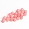Cuentas Sueltas de Calcedonia Rodolita Natural Semiterminadas DIY Cuentas Redondas Accesorios para Hacer Joyería Material para Pulsera Collar Cuentas