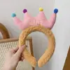 Diadema de Cara de Conejo de Dibujos Animados Peluda para Lavado Facial Accesorios para el Cabello de Otoño e Invierno Versátil Antideslizante Súper Linda Nueva Diadema con Lazo