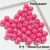 Cuentas Redondas Pequeñas Chapadas 10 mm Cuentas para DIY Accesorios Brillantes Hechos a Mano Material de Cuentas Aretes Pulsera Collar Joyería