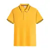 Camisa polo de calidad camisa publicitaria logo personalizado verano manga corta cuello de solapa camiseta ropa de trabajo camisa publicitaria cultural impresión