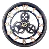 38CM Decoración de Engranaje Estilo Industrial Retro Colgante Decoración de Pared para Bar Cafetería Cafetería de Internet Pared de Fondo con Engranajes Reloj