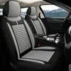 Almofada de assento de carro quatro estações universal capa de assento de carro com cobertura total tecido de linho respirável almofada de assento universal para cinco assentos