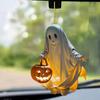 Bolsa de Acrílico com Pingente de Chaveiro Caveira de Cowboy Ocidental Transfronteiriça Etiqueta para Retrovisor de Carro Halloween