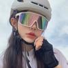 Gafas de Ciclismo de Montaña y Carretera para Hombre y Mujer con Montura Grande, Resistentes al Viento y a los Rayos UV, Gafas de Sol Coloridas