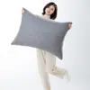 Cojín de Cintura Grueso de Color Sólido Cojín para Sofá Tamaño Grande 60 70 80 Cojín Rectangular para Sala de Estar y Cabecera de Cama