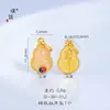 Acessórios DIY Tradicionais Banhados a Ouro com Incrustações de Cristal, Sementes da Sorte, Ponteiras em Formato de Cabaça, Contas Espaçadoras e Materiais para Joias