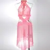 Venda Direta de Comércio Exterior Traje Sexy Lingerie Sexy Camisola Transparente Renda de Malha Pura Luxúria Pijamas Sexy Feminino 8159