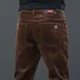 Explosiones de Otoño e Invierno Pantalones Casuales de Pana Pantalones Rectos Holgados Pantalones Casuales Pantalones de Pana Elásticos Combinables para Hombre