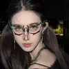 Cyberpunk Metal Máscara Feminino Nicho Sênior Sentido Nariz Ornamento Masculino y2k Mecânico Vento Halloween cos Máscara Corrente Facial