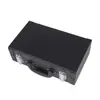 Caja de Almacenamiento Especial LADE de Alta Calidad para Clarinete Tubo Negro Caja de Cuero Compartimentada para Almacenamiento Dividido Tela de Algodón Suave Especial para Evitar Colisiones