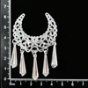 Boneca gato de batata de Guizhou acessórios DIY lembrança coroa de cabelo prateada chapéu étnico Miao chapéu tiara de chifre de vaca borboleta