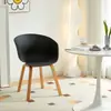 Silla de Comedor Moderna Minimalista Nórdica Moda Silla de Ocio Uso en Casa Silla con Respaldo Lujo Ligero Silla de Reunión Tienda de Té con Leche Hotel Silla de Oficina