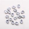 Branco K fundo gota de água D tipo anti gancho garra broca DIY acessórios de vestuário Oval garra broca coreano vestido de noiva sapatos de casamento acessórios