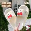Pantuflas Hello Kitty Jie Liya para Mujer 2026 Nuevo Verano para Interiores, Hogar, Baño y Uso en Exteriores, Pantuflas Anti-Olor