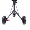 Suministro Directo de Fábrica Carro Trolley de Tres Ruedas para Bolsa de Pelotas de Golf Plegable Almacenamiento Carro de Mano para Jalar Bolsa de Golf