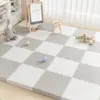 Esteras entrelazadas al por mayor para uso doméstico, esteras de gateo engrosadas para dormitorios, tapetes de piso para niños, tapetes de rompecabezas tatami, tapetes de gateo para bebés