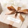 Estilo Ins cinta de poliéster marrón multitalle cinta de embalaje cinta para embalaje de cajas de regalo en stock 23 m/rollo