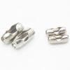 50 piezas de hebilla de cintura de cuentas de acero inoxidable, hebilla de cintura de cerdo, hebilla de cadena de cuentas, hebilla de collar, pulsera, hebilla de conexión, accesorios de joyería DIY