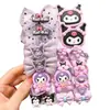 Elásticos de Cabelo Kuromi Infantis para Meninas, Elásticos Elásticos, Prendedores de Cabelo para Bebês, Prendedores de Cabelo para Menininhas, Acessórios de Cabelo