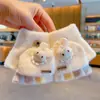 Luvas de Meio Dedo para Bebê Outono e Inverno Bebê Quente Dobráveis Tricô com Dedos de Fora Menina Dedo Desenho Animado 2024 Novo