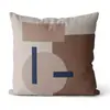 Almofada Decorativa Geométrica Morandi Color Block para Sofá de Casa, Almofada de Alto Padrão para Sala de Estar e Cabeceira de Cama, Almofada Removível e Lavável