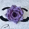 Flores Artificiales, Cabezas de Rosa Hechas a Mano, Rosas Impresas en Seda, Ramilletes de Boda, Flores para Muñeca, Coronas de Flores, Flores Falsas al por Mayor, Flores Artificiales