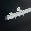 Riel de Cortina Silencioso Engrosado de 2.0 MM Aleación de Aluminio Riel Deslizante para Cortina Doble Riel Montaje Superior Riel de Esquina de 90 Grados