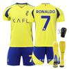 2425 Victoria de Riad en casa Liga Saudí No. 7 C Ronaldo uniforme de fútbol traje infantil Ronaldo