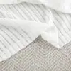 Pijama Casual de Punto Hueco de Manga Larga y Pantalón Largo de Nuevo Estilo Europeo y Americano Transfronterizo 2026, Ropa de Casa Cómoda para Mujer, Sencilla y Casual