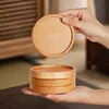 Posavasos de Nogal Esterilla de Madera Juego de Té Kung Fu Posavasos de Madera Maciza Taza de Té Base Aislante Térmico Posavasos Antiescaldado