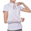 Cabestrillo de antebrazo estilo Hong Kong para fractura de esguince de muñeca, transpirable, de malla de verano, con división, para hombro, cuello y muñeca.
