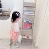 Ropa Infantil Coreana Verano 2026 Nueva Ropa de Verano para Niñas Estilo Coreano Encaje Manga Corta Camisa de Verano 21206