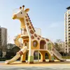 Creche de Chengdu Estrutura de Escalada de Aço Inoxidável Combinação de Escorregador Parque ao Ar Livre Grandes Instalações de Diversão Infantil Personalização