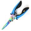 Alicates de Pesca Bico de Águia de Titânio Colorido Equipamento de Pesca ao Ar Livre 8731 Aço Inoxidável Cortador de Linha de Pesca Controle de Peixe Removedor de Anzol Alicates para Isca