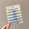Elásticos de Cabelo em Caixa 2025 Novo Estilo Elásticos para Mulheres, Alta Elasticidade Cordas de Cabelo Duráveis, Acessórios de Cabelo para Rabo de Cavalo Alto, Faixas de Cabelo