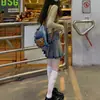 Saia Jeans Plissada Estilo Americano Plus Size Feminina Verão Novo Estilo Irmã Cheinha Design Retro Senso de Nicho Saia de Cintura Alta