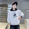 Moletom com Capuz e Manga Longa Estampado para Meninos 2026, Novo, Tendência, Descolado, com Touca, Outono Casual, Elegante, Moda
