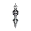 Colgante Vajra de Plata Pura al por Mayor Xingcheng, Moda de Nicho Versátil Estilo de Alta Gama, Regalo para Novio