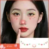 Lindas pegatinas de tatuaje de maquillaje rubor soporte maquillaje escénico para niños Día de San Valentín Año Nuevo amor pegatinas para la cara