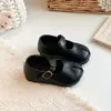 Colección Otoño 2026: Elegantes Zapatos de Princesa Retro para Niñas Pequeñas, Estilo Coreano, Versátiles y Elegantes Zapatos Individuales de Cuero para Niñas