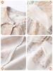 Conjunto de dos piezas de camisa pequeña de estilo nacional de primavera y verano para mamá, blusa de media manga de gasa de verano para abuela de mediana edad y anciana, personalizada para mujer