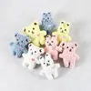 Muñeca Broche de Peluche de Dibujos Animados Corazón Conejo Oso Cadena Colgante Accesorios de Joyería Accesorios para Equipaje Llavero Colgante Productos