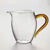 Mango de color spot Pingüino feria Taza oficina en casa kung fu juego de té taza de distribución de té Vidrio transparente Mar de té
