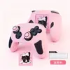 Capa Protetora de Silicone para Controle de Jogo Switch2 Anti-Queda Desenho Animado Fofa Capa de Silicone com Adesivos para Capas de Joystick