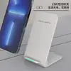 Cargador inalámbrico inteligente para teléfono móvil, bobina dual de 15 W, vertical, portátil, plegable, tres en uno, soporte de escritorio de carga rápida