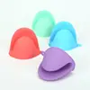 Guantes de Silicona Engrosados, Pinzas Antiescaldado, Pinzas para Platos, Guantes de Horno, Guantes Aislantes para Microondas de Color Caramelo
