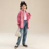Camisa a Cuadros para Niñas 2026 Nuevo Estilo para Niños Mayores, Tops de Primavera y Otoño de Moda, Camisas de Otoño a la Moda para Niños Estilo Callejero